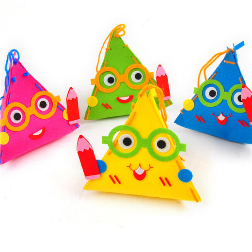 可爱粽子精灵背包MEIKE幼儿园DIY节日制作儿童手工材料益智创意 商品图6