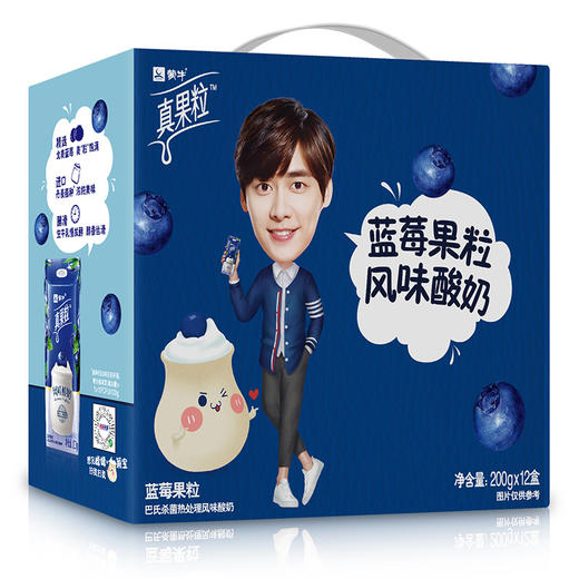 纯甄蓝莓味酸奶200g*10瓶/箱（生产日期2020年2月） 商品图1
