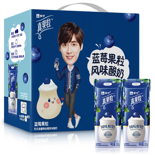 纯甄蓝莓味酸奶200g*10瓶/箱（生产日期2020年2月） 商品图0