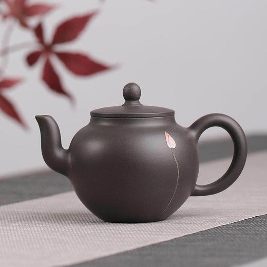 【青山特惠】宜兴原矿 『听雨』天青泥紫砂壶 z12 商品图2