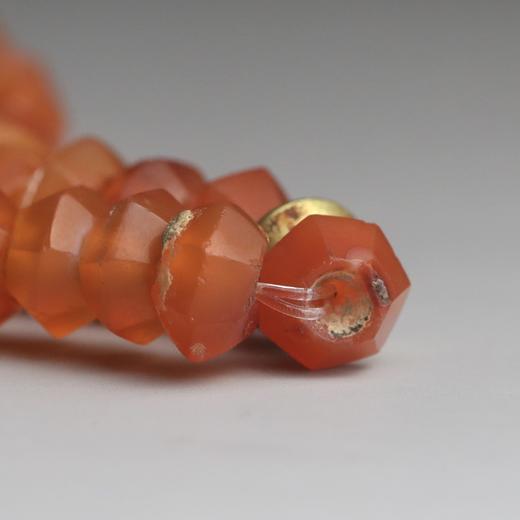 西亚高古碟形玛瑙珠 战国金珠手串 - 洪艺宁古代珠宝工作室