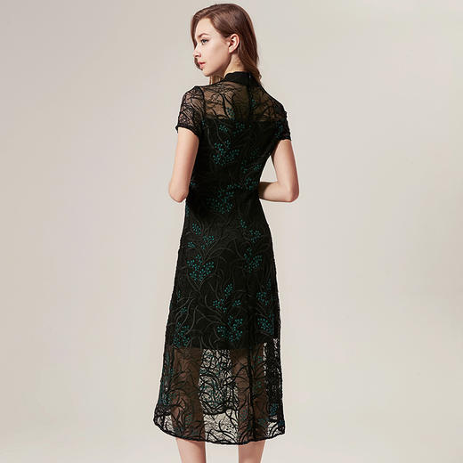 EITIE爱特爱品牌女装商场同款婚礼约会晚礼服女中长款5877505 商品图4