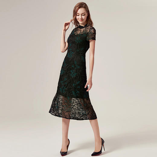 EITIE爱特爱品牌女装商场同款婚礼约会晚礼服女中长款5877505 商品图1