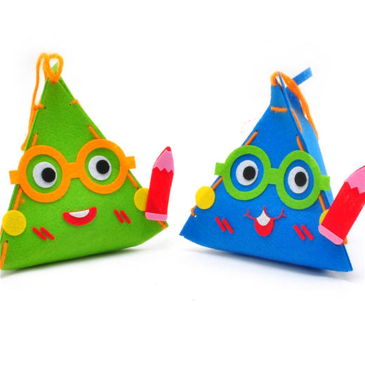 可爱粽子精灵背包MEIKE幼儿园DIY节日制作儿童手工材料益智创意 商品图1