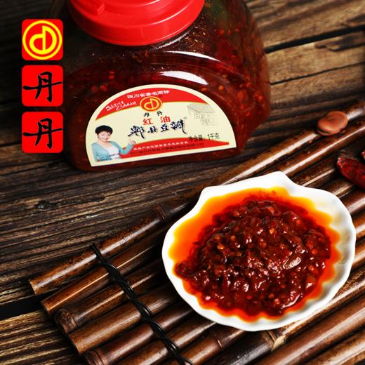 丹丹红油郫县豆瓣酱四川菜郫县豆瓣酱蚕豆仁辣椒酱1000g*2扇瓶 商品图4