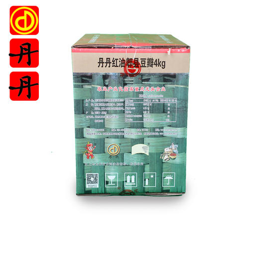 丹丹餐饮装红油郫县豆瓣酱四 川菜之魂郫县豆瓣酱辣椒酱4000*1绿 商品图1