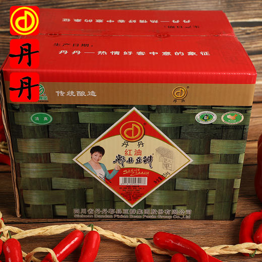 四川丹丹红油郫县豆瓣酱 餐饮专用大规格郫县豆瓣酱调料15kg*1箱 商品图2