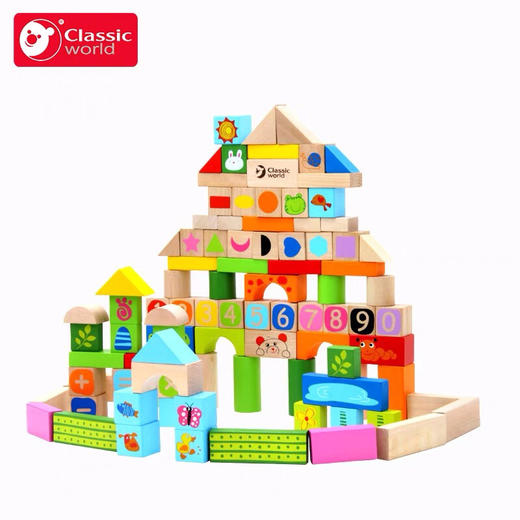 可来赛 100片彩色花园积木（3501） 商品图1