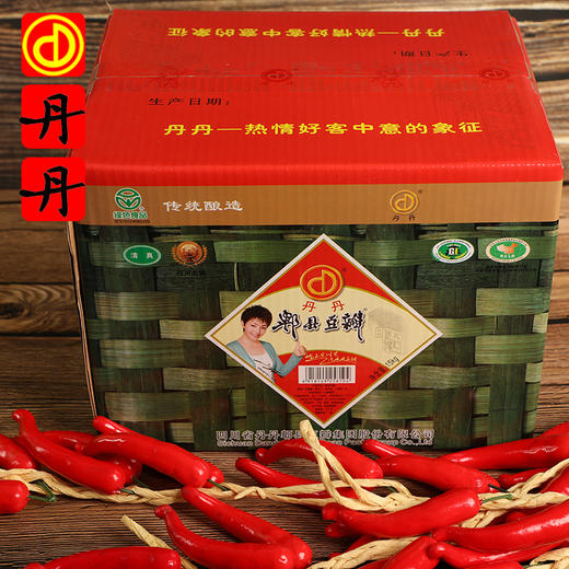 包邮 四川丹丹郫县豆瓣酱 非红油郫县蚕豆辣椒酱郫县豆瓣酱15kg*1 商品图2