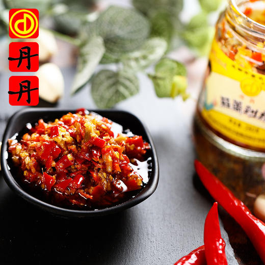 丹丹四川泡菜下饭菜 下饭酱 蒜蓉剁椒 蒜蓉大蒜剁辣椒酱280g*2瓶 商品图1