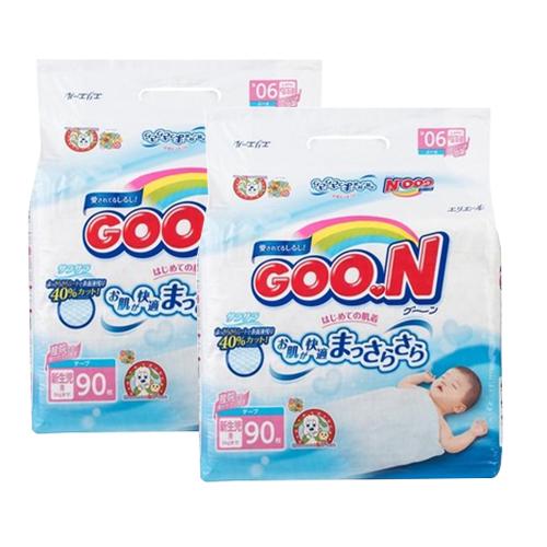 【两包装包邮】保税区直发 日本大王GOO.N纸尿裤 NB90片 （5kg以下） 商品图0