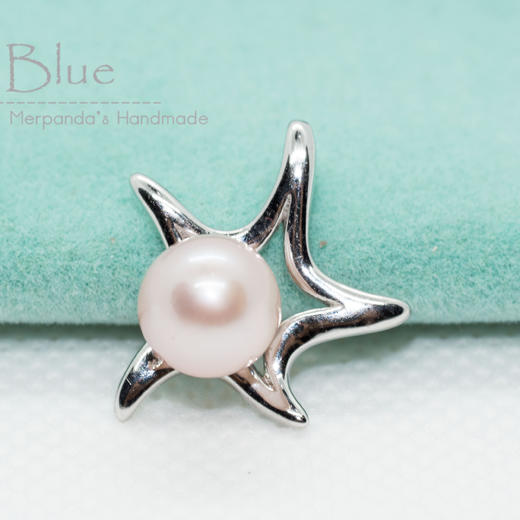 海星珍珠吊坠项链 Puri Blue 海洋系列珍珠饰品 商品图0