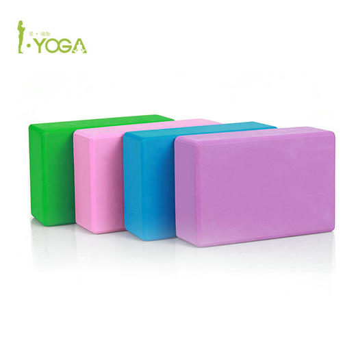 高密度单色瑜伽砖初学瑜珈砖头泡沫砖拉伸辅助工具 商品图0