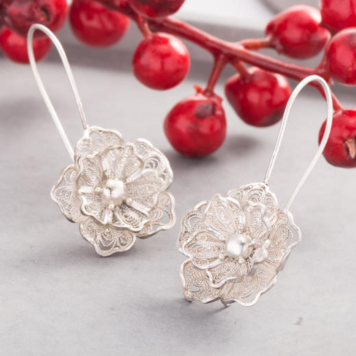 白海棠花丝镶嵌深度体验非遗工艺传承手工的温度