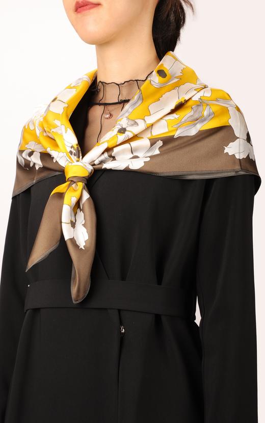 桑蚕丝印花方巾 商品图2