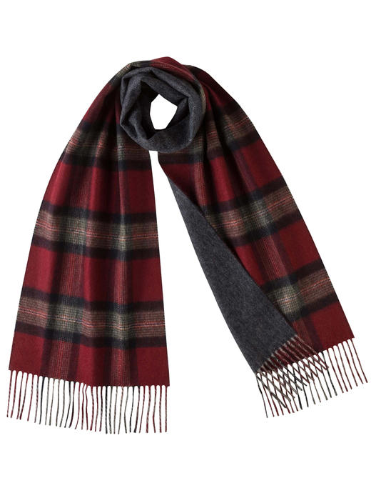 160×30cm 纯羊绒双面宽幅围巾 格纹（5款） 商品图4