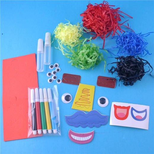 纸质领带幼儿园手工DIY制作涂色创意领带材料包教师节送老师礼物 商品图3