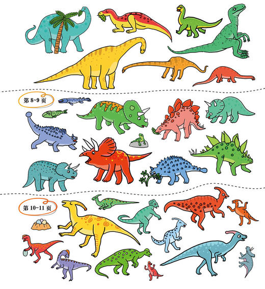 红袋鼠潜能开发游戏·百变马丁静电贴纸·恐龙探秘 商品图2