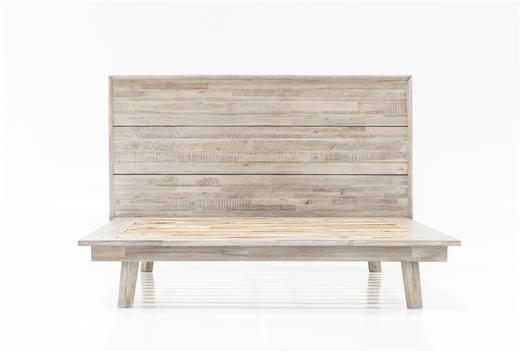 NS家居nsfurniture卧室进口实木双人床NSBD-MAD B01 商品图0