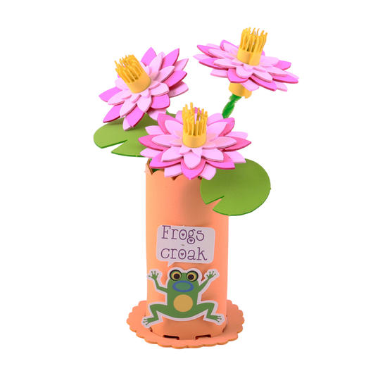 母亲节礼物美可手工diy自制eva鲜花花束盆栽幼儿园环境装饰儿童 商品图3