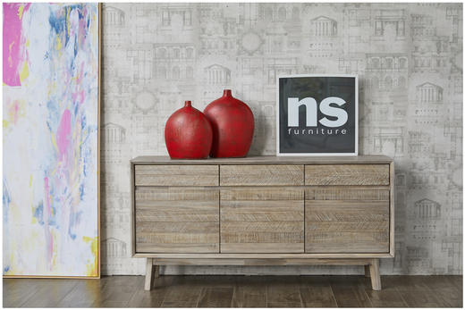 NS家居nsfurniture餐厅进口实木装饰柜餐边柜NSCB-MAD D01 商品图4