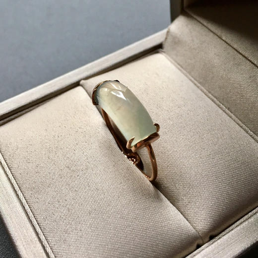 设计师款高冰种翡翠戒指 商品图1
