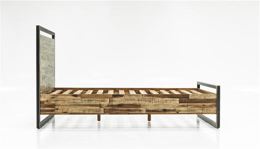 NS家居nsfurniture卧室进口ELE系列铁艺实木双人床NSBD-ELE B01K 商品图1