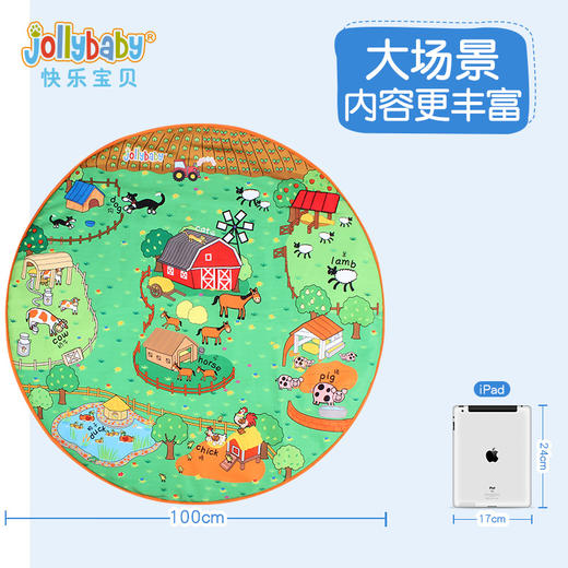 Jollybaby  宝宝游戏爬行毯 商品图3