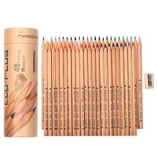 马可6100原木彩色铅笔素描手绘12色 24色 36色 绘画填色油性马克彩铅 商品图2