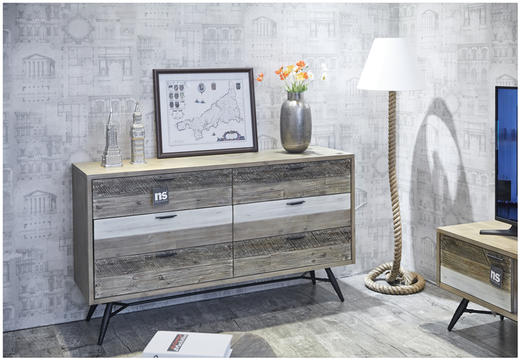 NS家居nsfurniture进口HAVN系列实木抽屉六斗柜NSCB-HAVN B04 商品图3