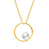 Pearl moments HOOPS DIANE NECKLACE戴安素圈珍珠项链 商品缩略图0