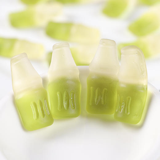 韩国lotte乐天qq糖雪碧味软糖橡皮糖果休闲食品50g