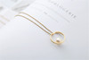 Pearl moments HOOPS DIANE NECKLACE戴安素圈珍珠项链 商品缩略图8