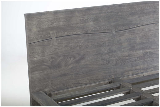 NS家居nsfurniture卧室进口实木双人床NSBD-FISO-PBQWG 商品图1