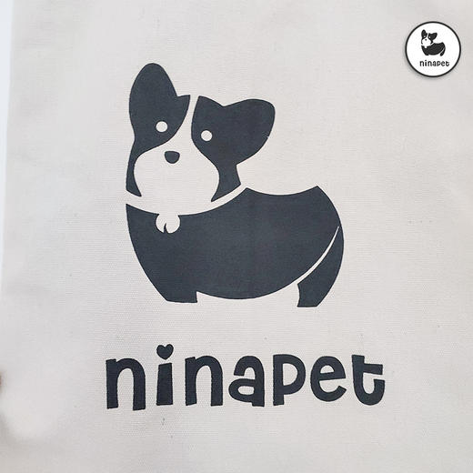 妮娜宠物 限定版定制帆布袋 出行背袋 商品图1