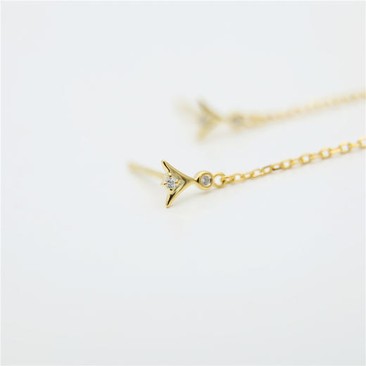  Pearl moments V 字长款珍珠耳线耳环 商品图4