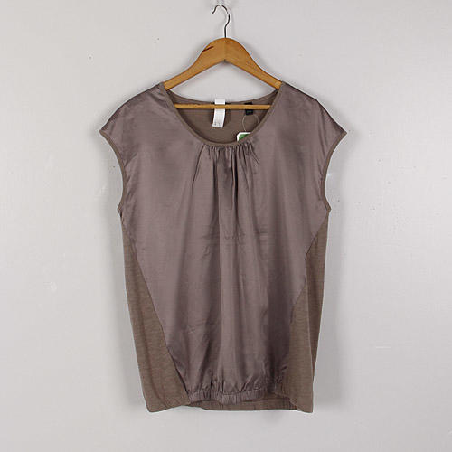 165/88A ESPRIT拼接T恤女无袖宽松上衣夏 B93 商品图0