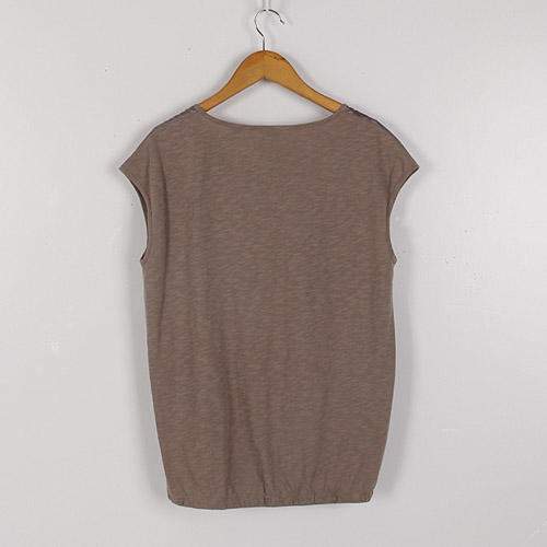 165/88A ESPRIT拼接T恤女无袖宽松上衣夏 B93 商品图1