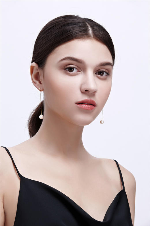  Pearl moments V 字长款珍珠耳线耳环 商品图7