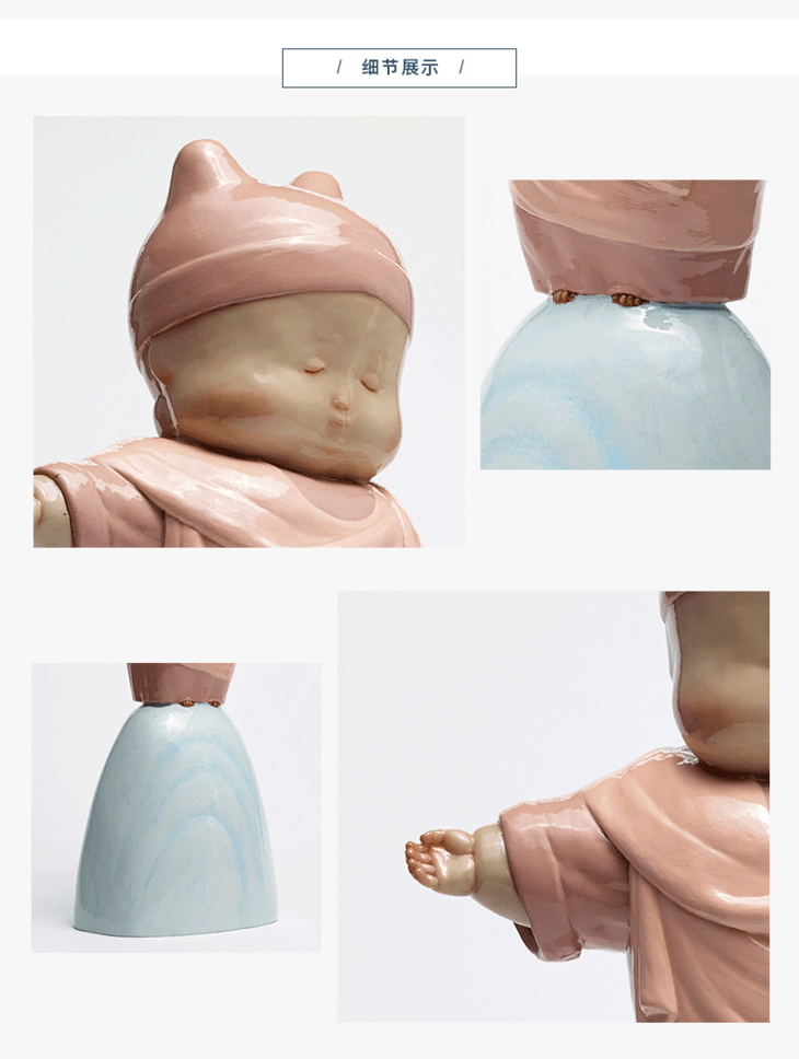 稀奇艺术瞿广慈作品上帝保佑你人物雕塑桌面摆件艺术礼品盒