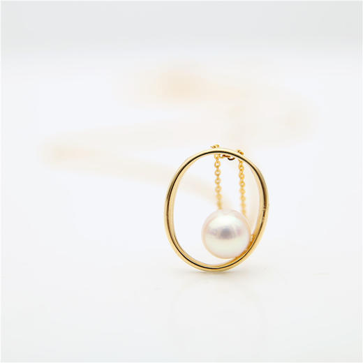  Pearl moments HOOPS ALICIA NECKLACE艾丽莎素圈珍珠项链 商品图2