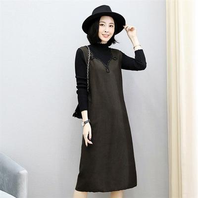 CQ AZRN532-2 两件套宽松时尚连衣裙V领2018年 商品图0