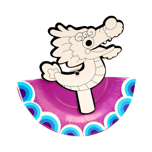 纸盘龙舟端午节手工diy 幼儿园儿童手工diy创意材料儿童益智爆款 商品图2