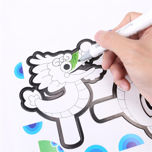 纸盘龙舟端午节手工diy 幼儿园儿童手工diy创意材料儿童益智爆款 商品图7