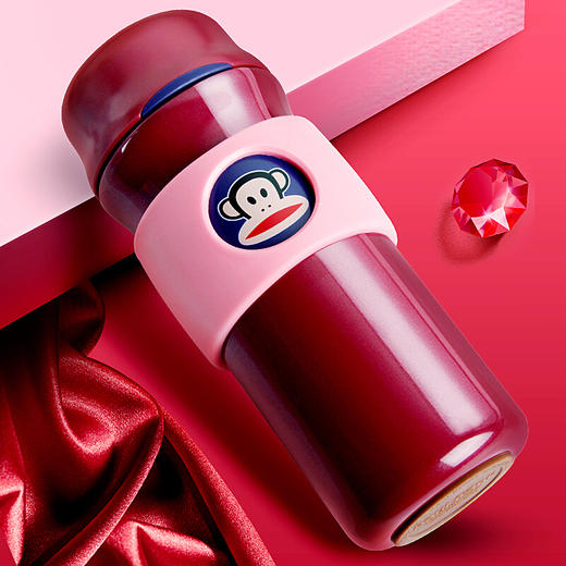 积分商城大嘴猴paulfrank时尚保温杯