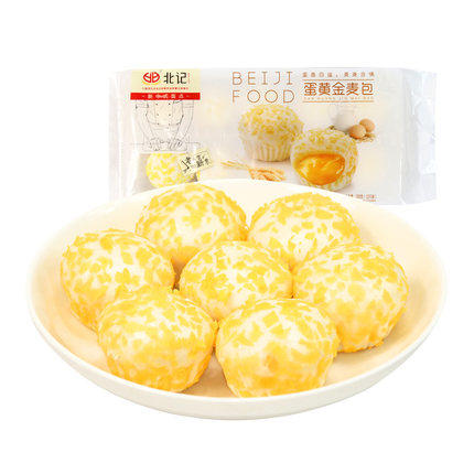 北记蛋黄金麦包300g袋