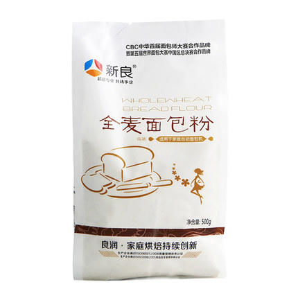 新良全麦粉 500g 商品图0