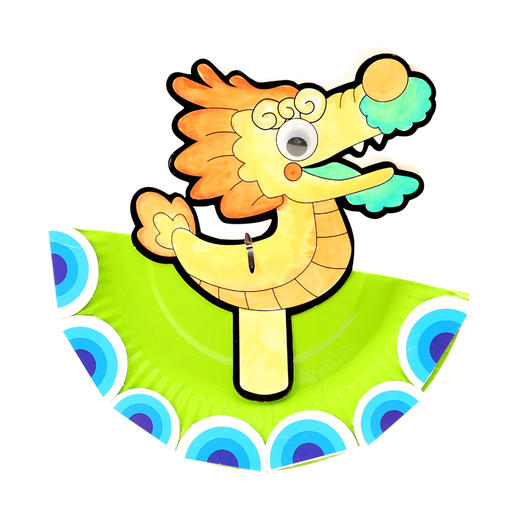 纸盘龙舟端午节手工diy 幼儿园儿童手工diy创意材料儿童益智爆款 商品图3