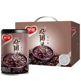 280g*12罐银鹭好粥道黑米粥八宝粥