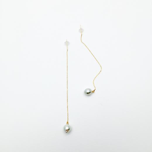 北京仓｜Shinkai-ChicChic-Akoya珍珠 18K黄金 耳线（中号）［日本设计师］ 商品图2